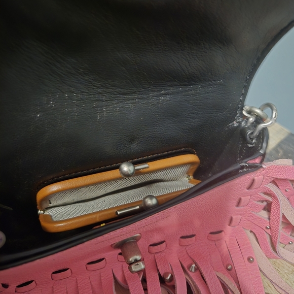 Coach 1941 Wild Tea Rose Fringe Mini Bag - Picture 7 of 10